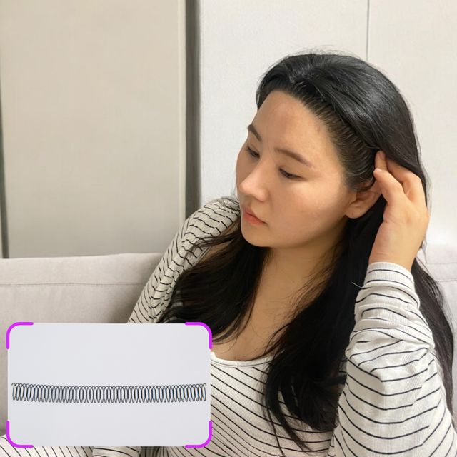 Jpar 올림머리 잔머리 헤어고정핀 간호사 머리핀 30cm