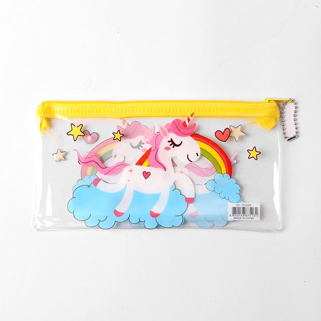봄봄 캐릭터 파우치 10p pvc 슬라이드 방수파우치 물