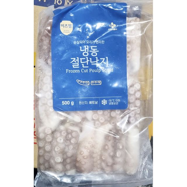 절단낙지(L 500g)X30 절단낙지 냉동수산물 수산물 간