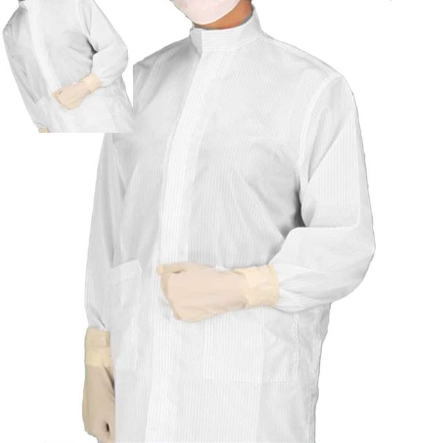 크린룸 제전 방진 가운 C카라형 방진복 클린룸복 안전용품 보호용품