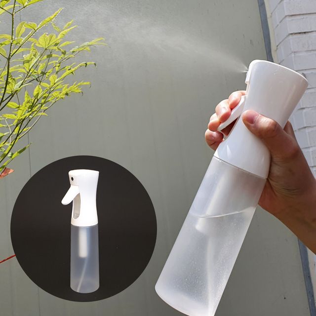 반자동 안개분사 투명 분무기 300ml