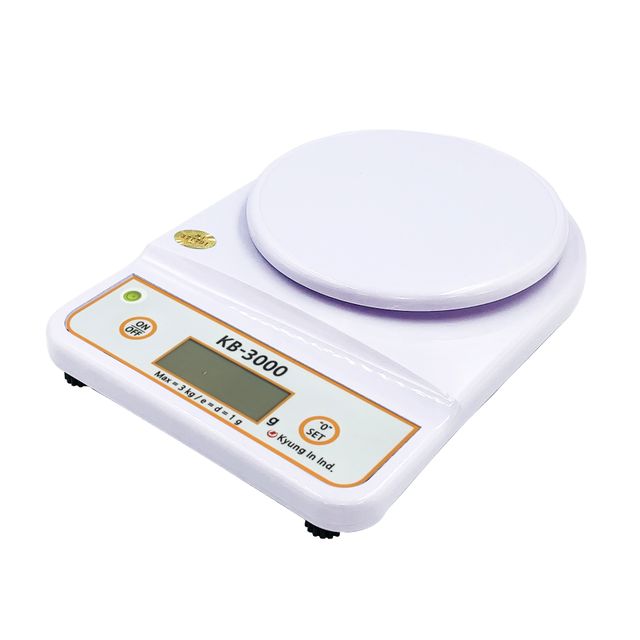 경인 전자저울 3kg/주방용 가정용 홈베이킹