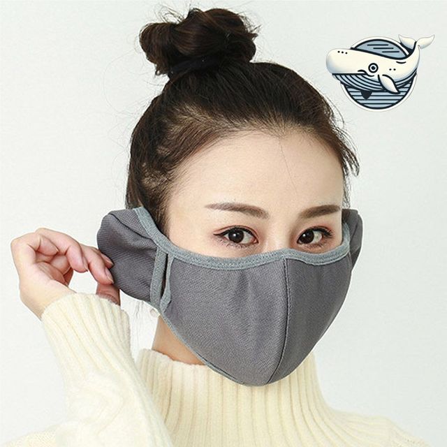 겨울 외출 필수 귀마개 마스크 따뜻한 보온