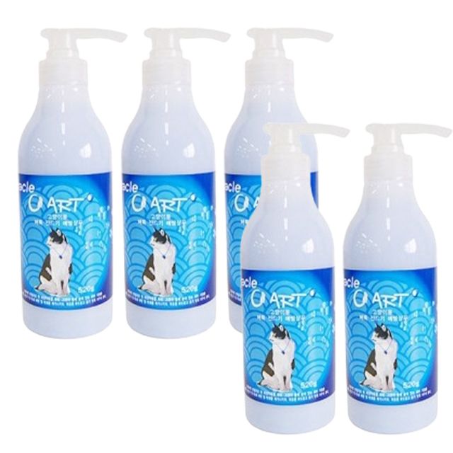 고양이 벼룩 방지 샴푸 520ml 5P 외부 기생충 해충