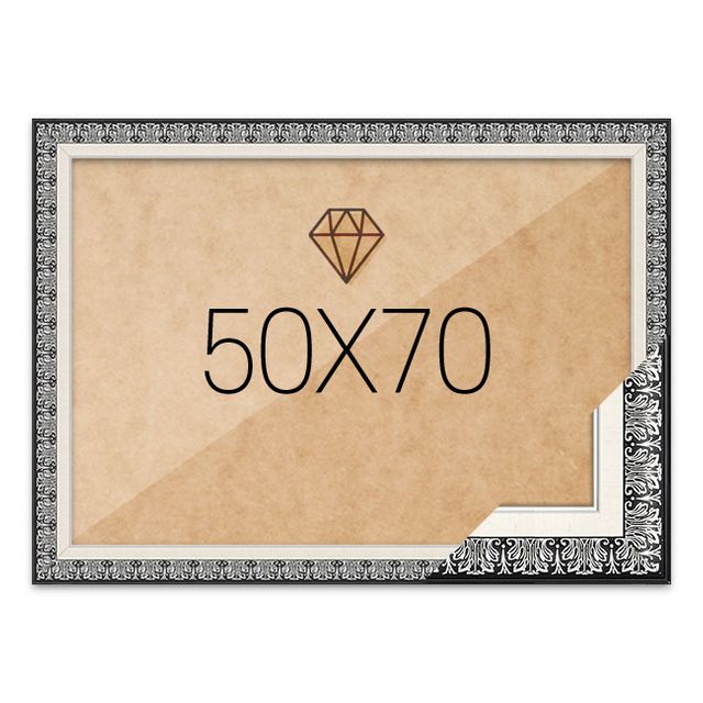 보석십자수액자 50x70 고급형 매트블랙