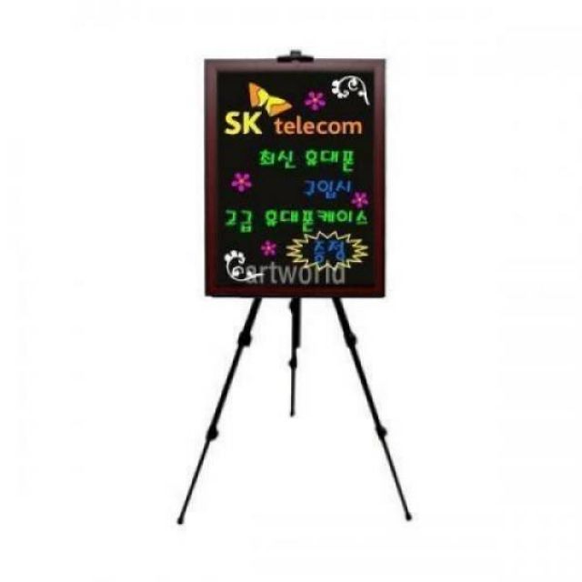 카페 메뉴판 검정보드 세트, 블랙보드 450x600mm