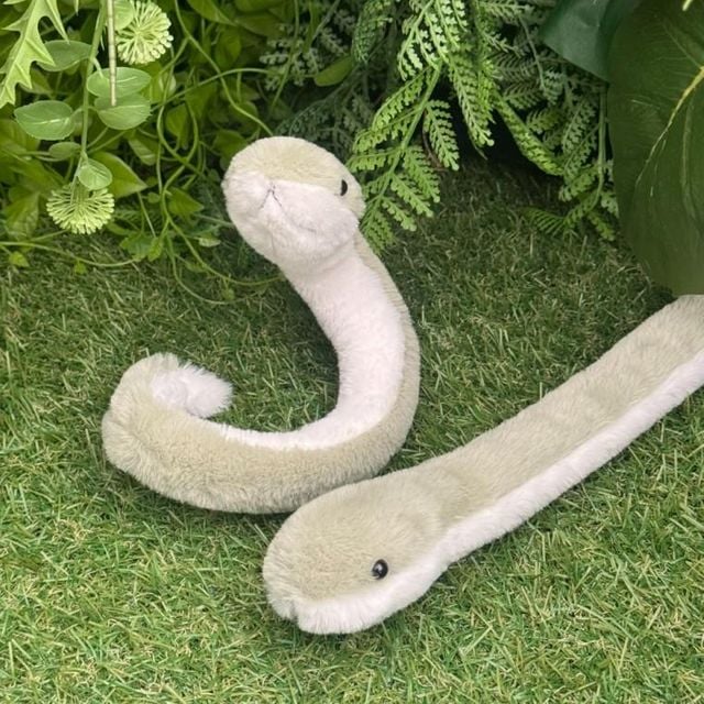 행운의 뱀 인형 귀여운 동물 뱀띠 애착인형 친구 커플 우정템 35cm