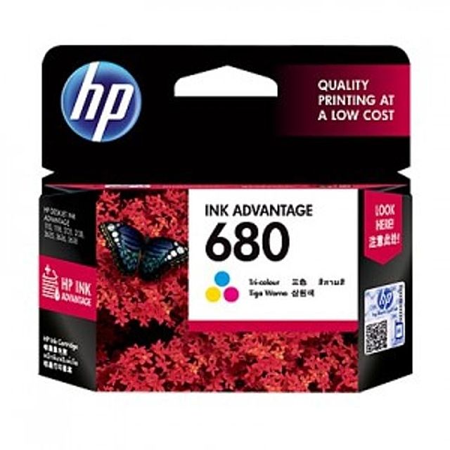 HP 680 컬러 정품 잉크 카트리지 F6V26AA 사무용