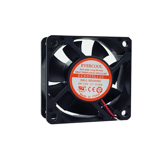 에버쿨 60mm 케이스 팬쿨러 2핀 25T EC6025L12C-2P