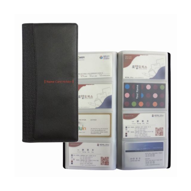 고급명함집 4단 160명분 명함집 명함철 명함케이스 명