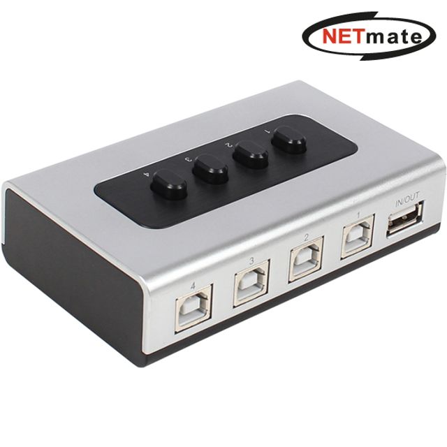 NM-US14 USB2.0 4B/1A 수동선택기(벽걸이형)