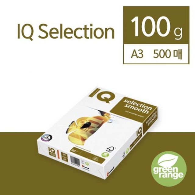 IQ Selection Smooth 100g A3 500매 복사용지