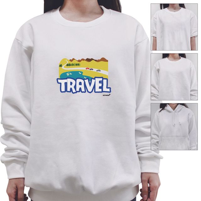 키밍 Travel 여성 남성 티셔츠 후드 맨투맨 반팔티