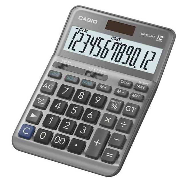 CASIO DF-120FM 일반 계산기 - 실용적 사무용 도구
