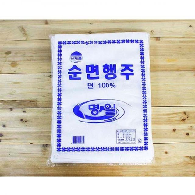 명일 흰색 순면행주 32x46cm 20매 - 흡수력 좋은 주방필수품