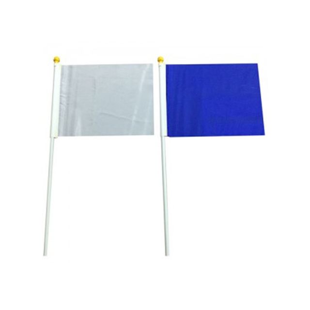 청기백기 30x24cm 깃대 포함 60cm 청색 백색 스포츠 신호기