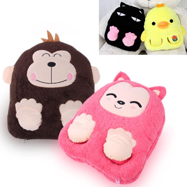 동물 USB 보온 온열 발난로 실내화