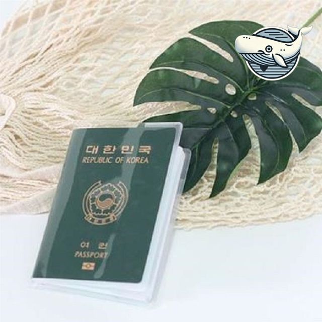 세련된 투명 여권 보호케이스 편리한 여권정리
