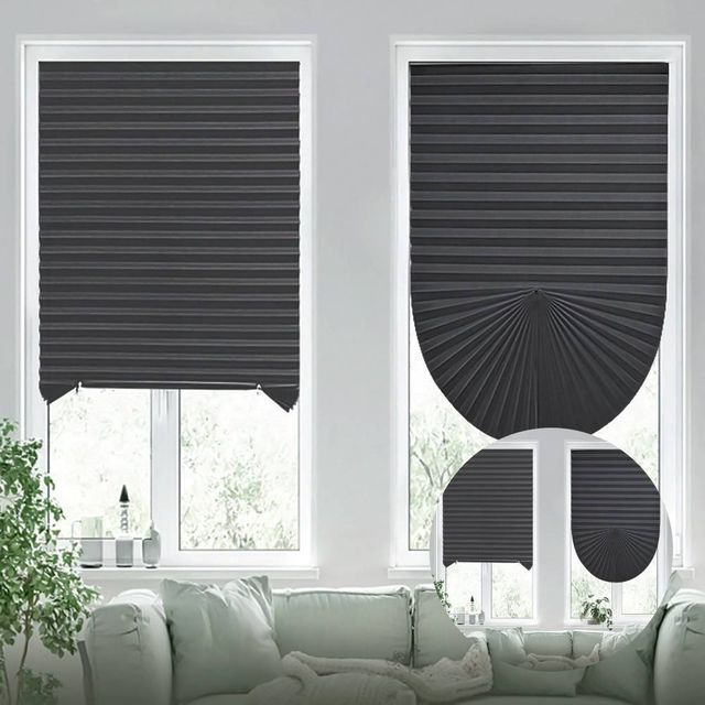 붙이는 블라인드 90x150cm 암막형 그레이  거실암막블라인드 주방창블라인드