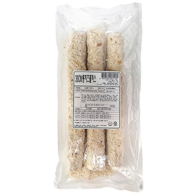 바속하고 쫀득한 냉동 롱치즈 롤까스 220g 3입 660g