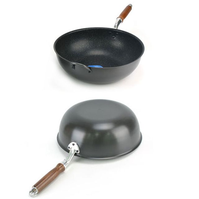 경질 코팅 중국식 웍 궁중팬 튀김팬 36cm 17호