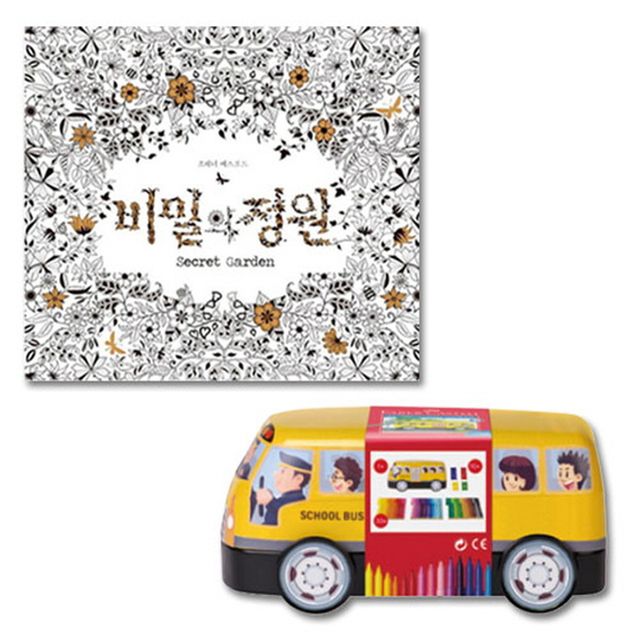 파버카스텔 커넥터펜 33색 틴 자동차 + 비밀의정원