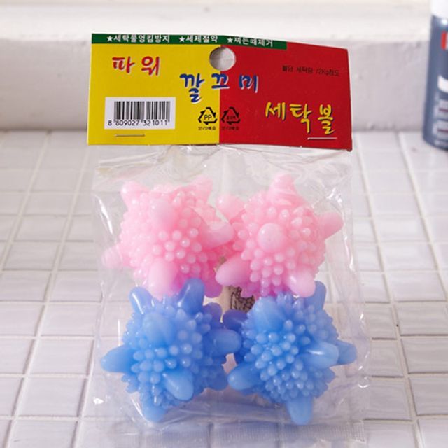 한국파워 깔끄미 세탁볼 4P 세탁기 전용 세탁용품