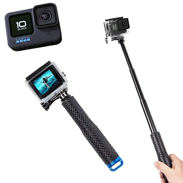 고프로 10 호환 액션캠 스노쿨링 길이 연장봉 셀카봉 GOPRO10