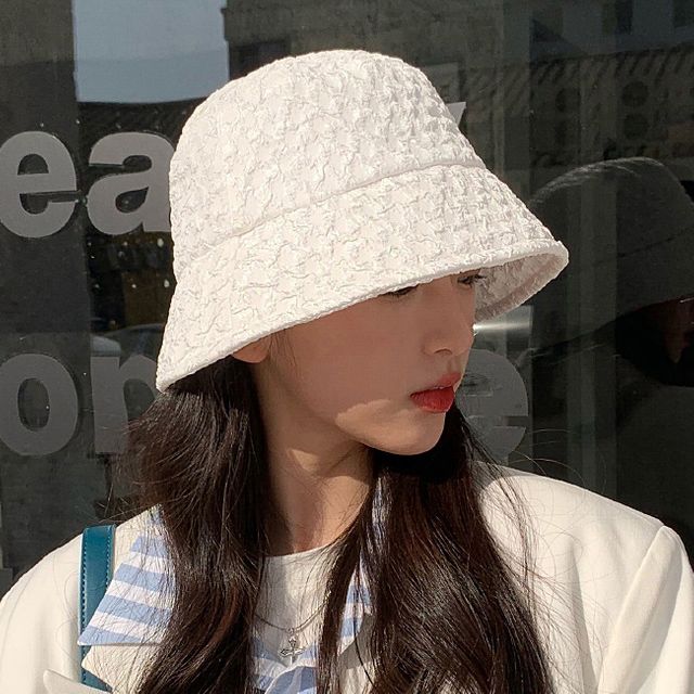 여성 벙거지모자 2컬러 1P 무난 크기조절 버킷햇 모자