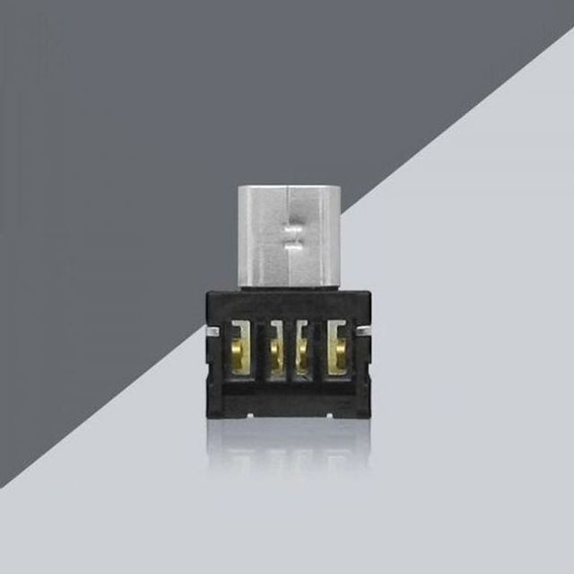 핸드폰 변환 젠더 마이크로 5핀(M) USB F OTG 젠더
