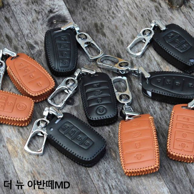 TBZ 더 뉴 아반떼MD 스마트키지갑 천연가죽 키지갑 라렌토