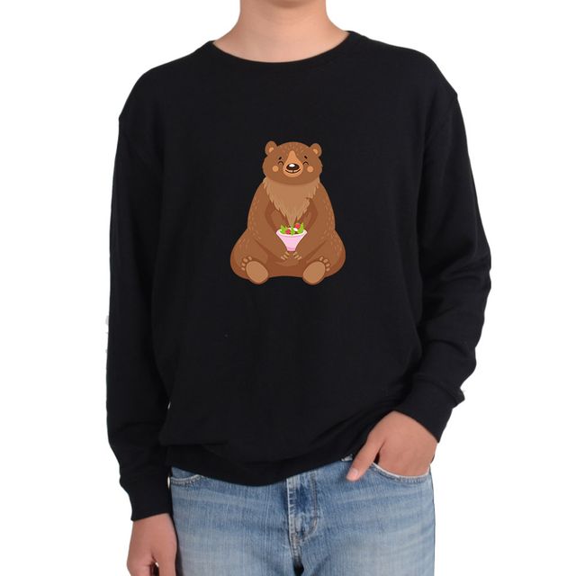 맨투맨 곰인형 bear 곰 동물 인형그림 모든사이즈