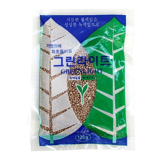 화초비료 식물제 그린라이트 식물전용비료 120g 1개