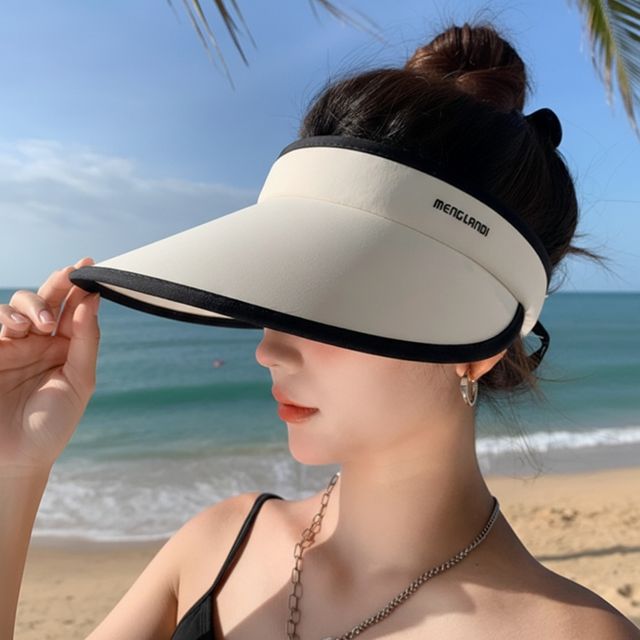자외선차단모자 햇빛가리개모자 쿨아이스 돌돌이 썬캡 아이보리