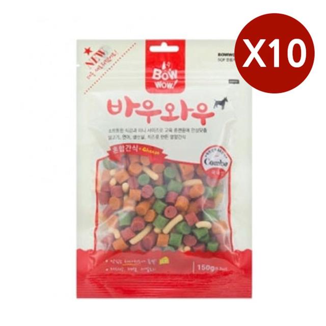 강아지 훈련용 혼합 간식 150g 10P 노즈워크 져키
