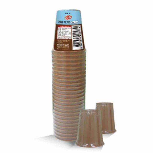 캠핑컵 커피색 190ml 25p 업소용플라스틱컵 커피플라스틱컵