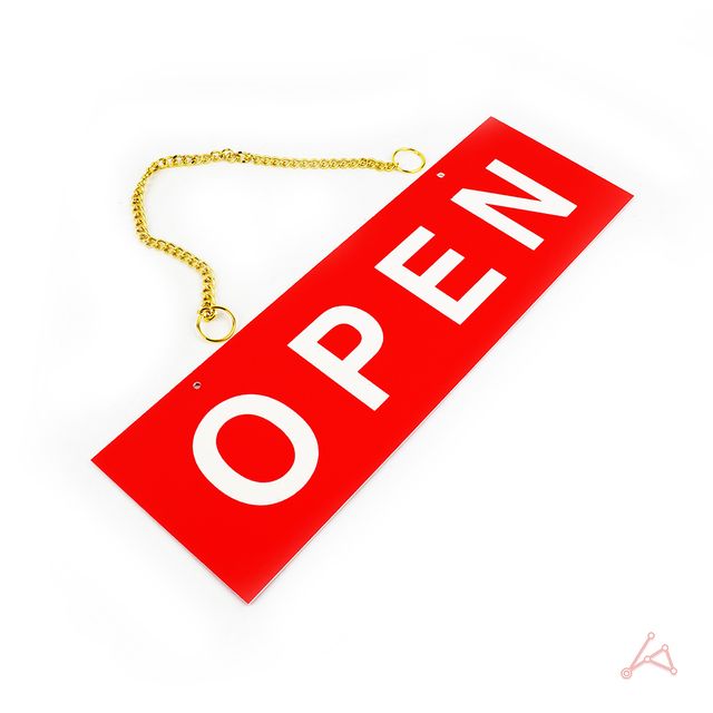 CH 5901 OPEN/CLOSED 문패 매장 영업 표시판