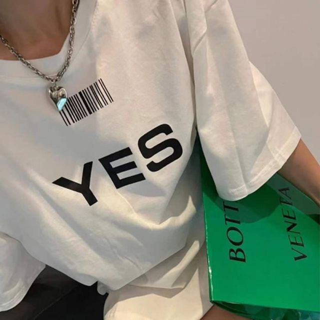여성 긴팔티셔츠 캐주얼 데이트룩 반팔 겸용