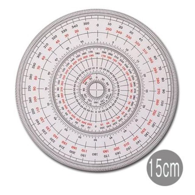 아톰)전원분도기(15cm)