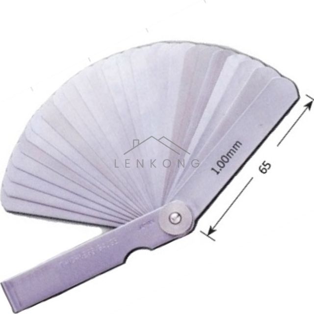 비닐두께측정기 두께게이지 S치크니스게이지 25PCS L65mm/0.03 1.0mm 1EA
