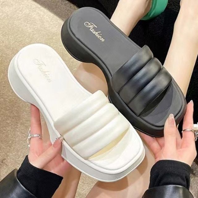 키높이 CR04 통굽 여름샌들 쪼리 키높이샌들 LK 통굽