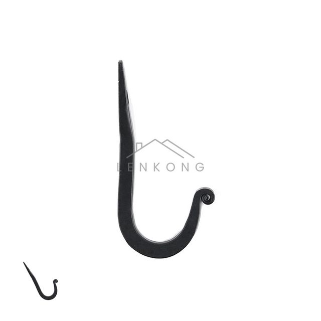 타공판걸이 벽고리 훅고리 흑색