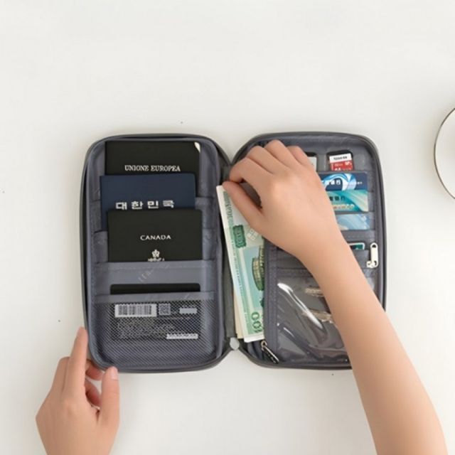 여권 지갑 케이스 커버 여권띠 RFID 차단