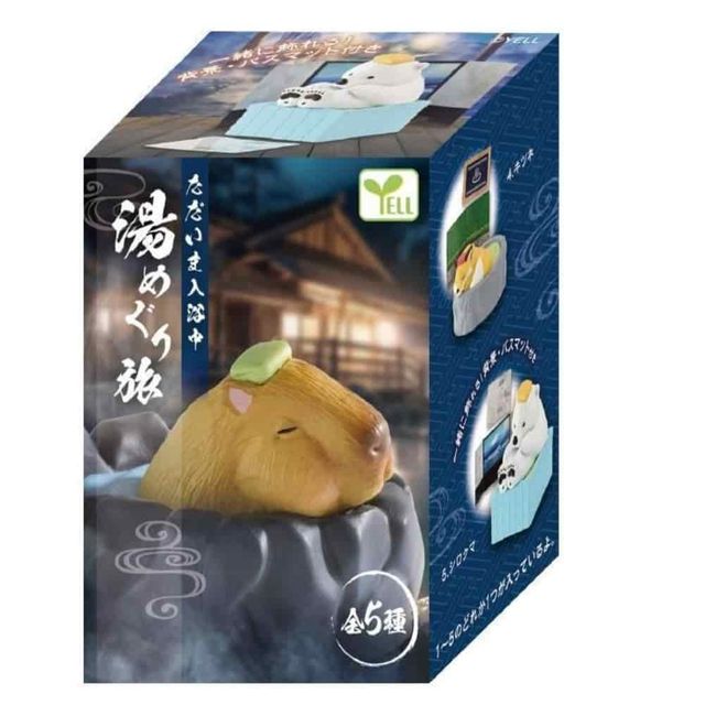 온천여행 피규어 귀여운소품 책상데코 인테리어오브제 오브제소품