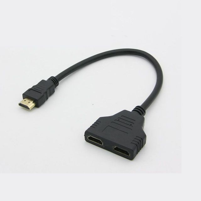 선택분배기 2F Coms 모니터분배기 HDMI M 블랙 Y형