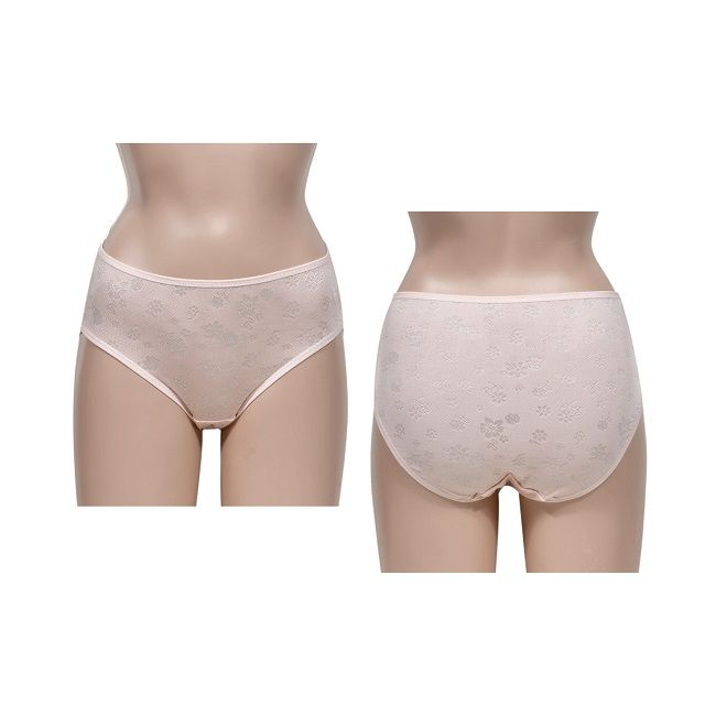 꽃패턴 인견 맥시 봉제라인 여성 삼각팬티 속옷