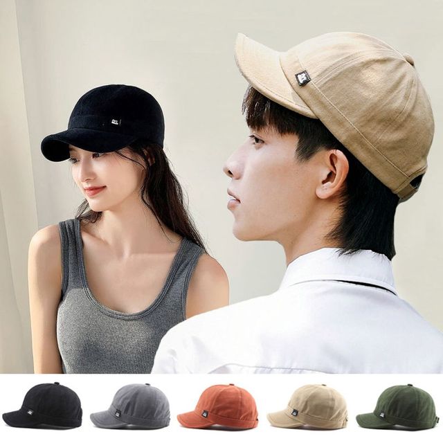 모자 야구모자 패치 숏챙 소프트 볼캡 데일리 기본