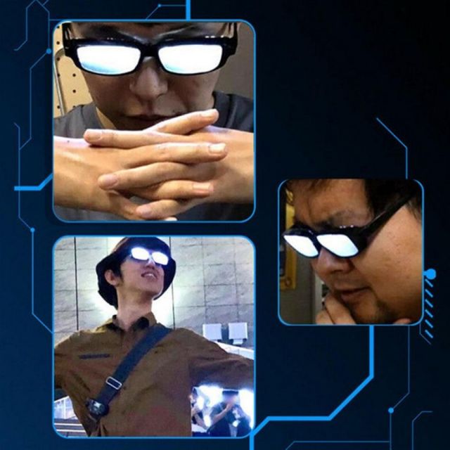 LED 코스프레 안경 파티 너구리 각시