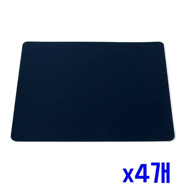 TBZ 편리한 가죽 심플 마우스패드(블랙) x4개
