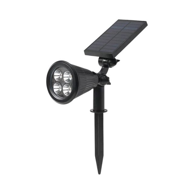 LED 태양광 정원등 (4구 RGB컬러)